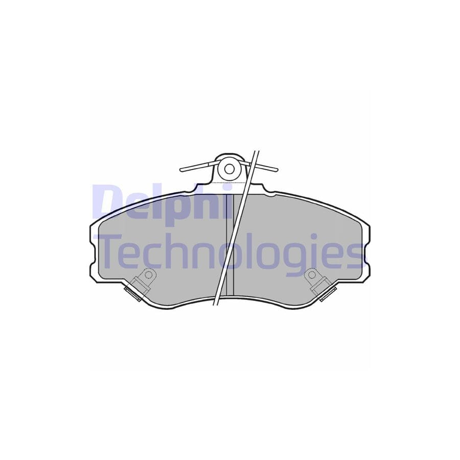 Delphi Lp1599 Brake Pad Set