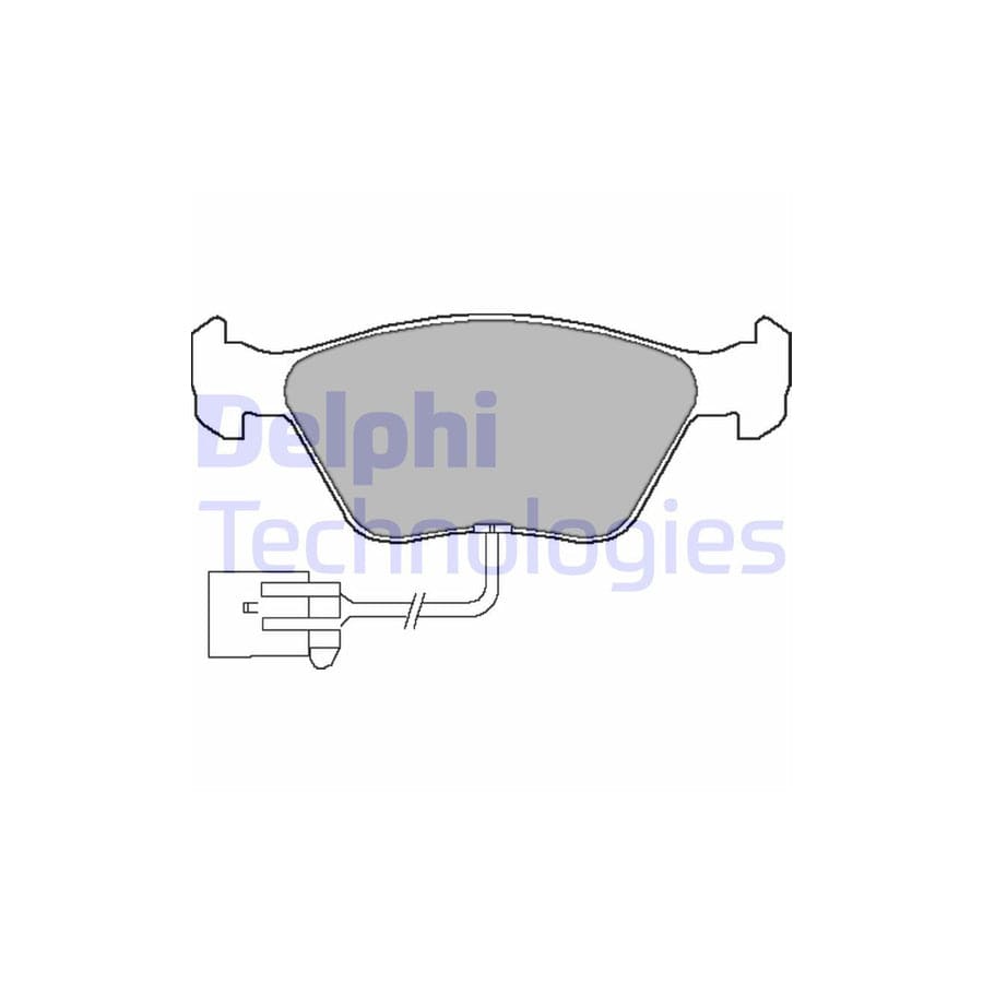 Delphi Lp1598 Brake Pad Set