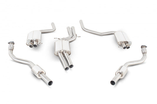 Scorpion SAU048SYS Audi RS4 B8 Resonated Cat-Back System Inc Active Exhaust Valve | ML Performance US US
