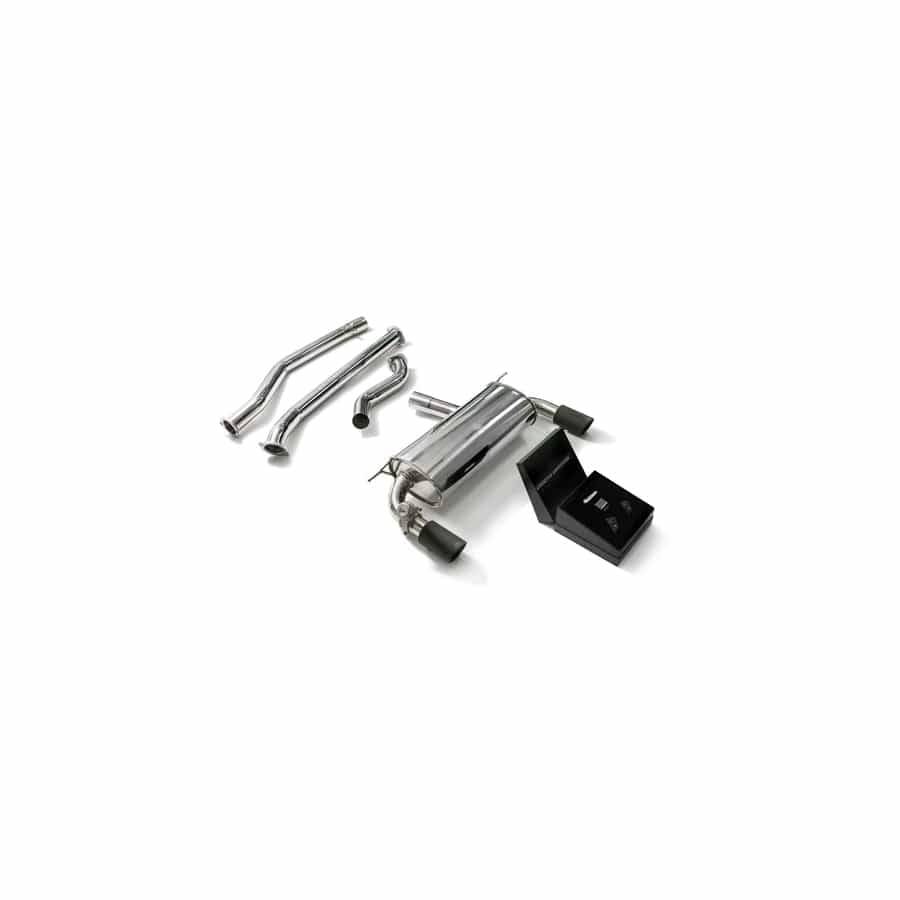 Armytrix BF33B-DS11M Valvetronic Exhaust System BMW 340i | 440i F3X 2016-2020 with Dual Matte Black 3.5"