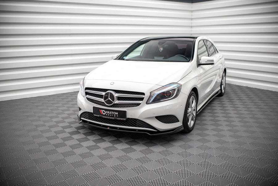 Maxton Design Mercedes Benz A-Class W176 Front Splitter V.2