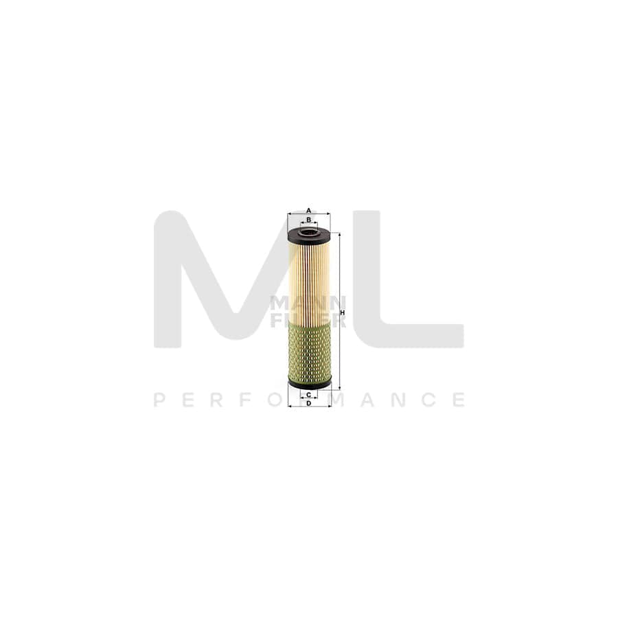 MANN-FILTER HU 736 x Oil Filter with seal, Filter Insert
