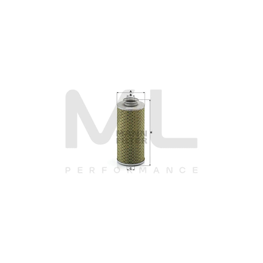 MANN-FILTER H 1053 n Oil Filter with seal, Filter Insert