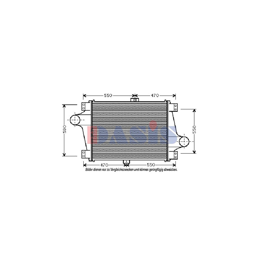 AKS Dasis 397050N Intercooler