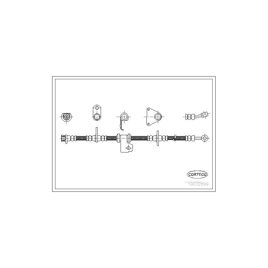 Corteco 19032899 Brake Hose