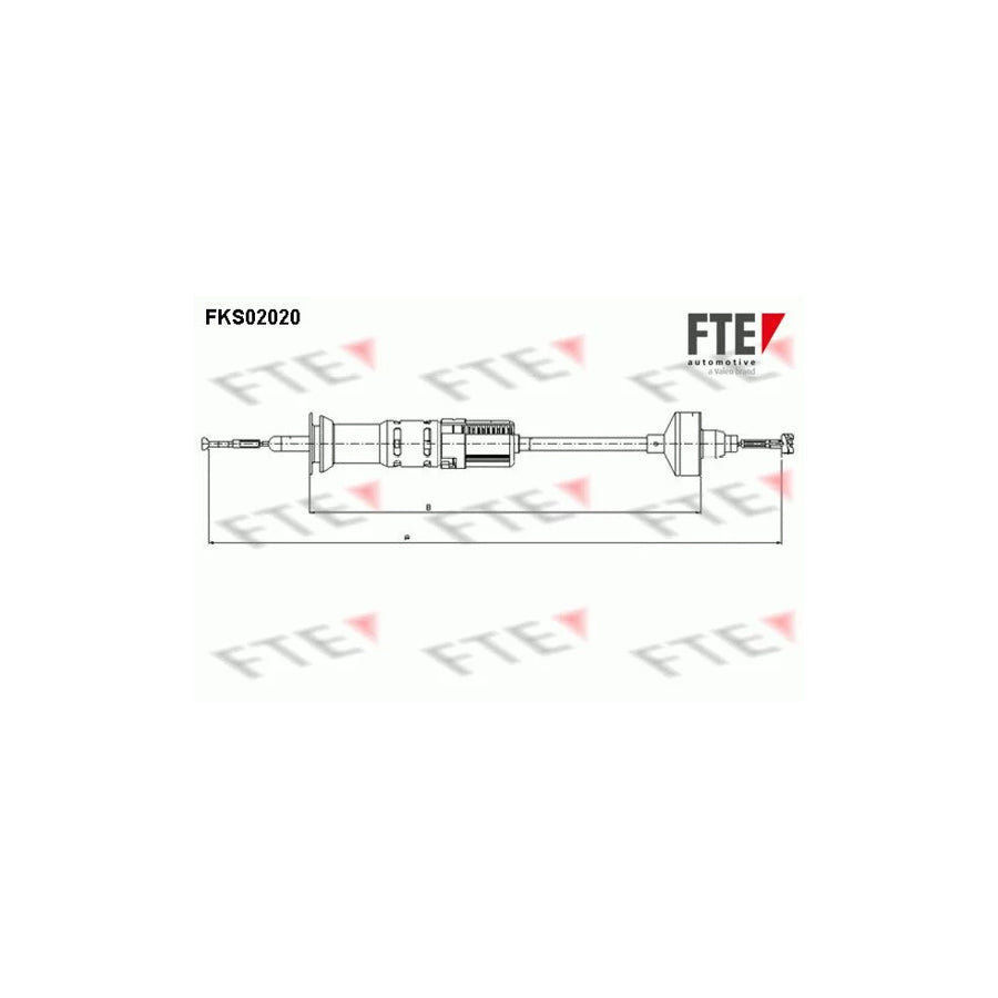 FTE Fks02020 Clutch Cable