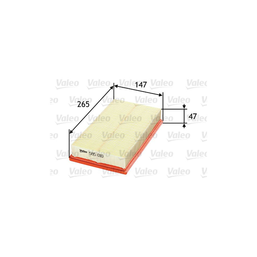 VALEO 585010 Air Filter | ML Performance UK Car Parts