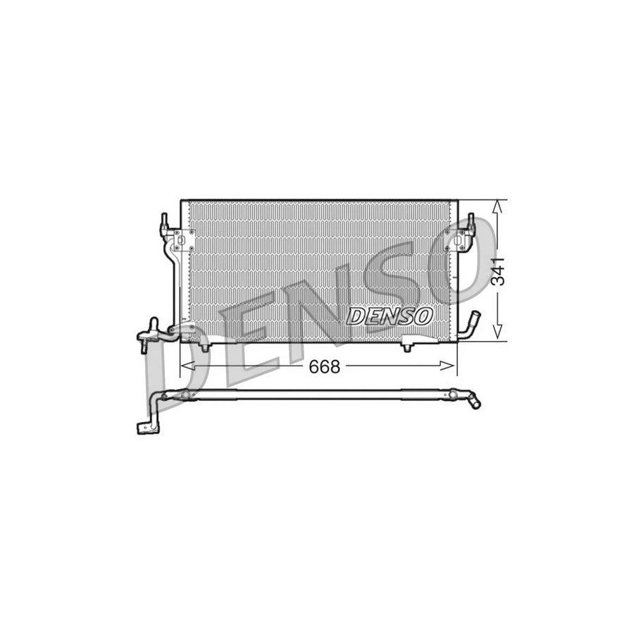DENSO DCN21011 Air Conditioning Condenser