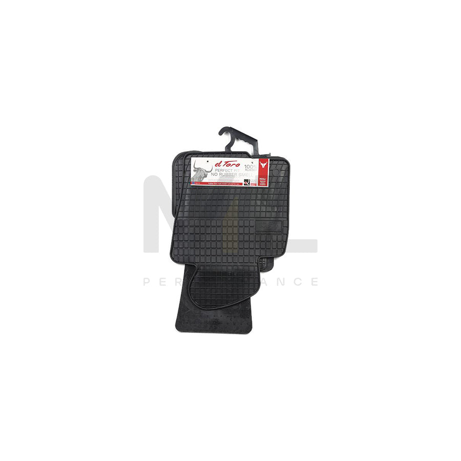 FROGUM Tailored 0392 Floor mat set for VW PASSAT Elastomer, Front and Rear, Quantity: 4, Black, (LHD)