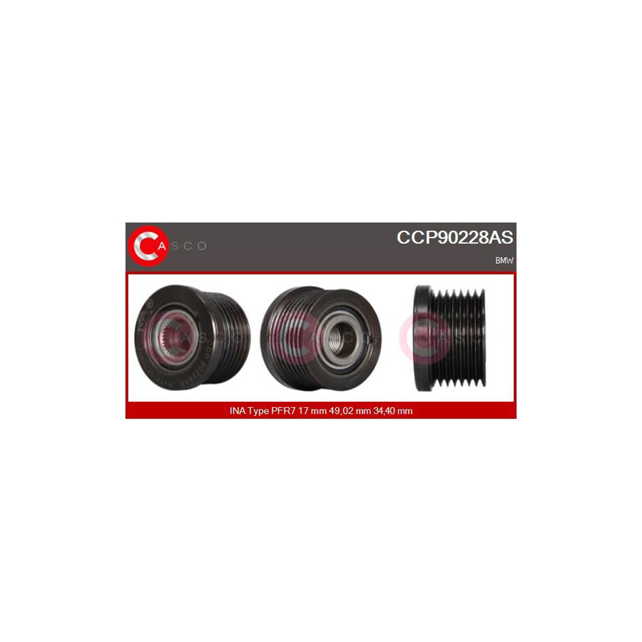 Casco Ccp90228As Pulley, Alternator