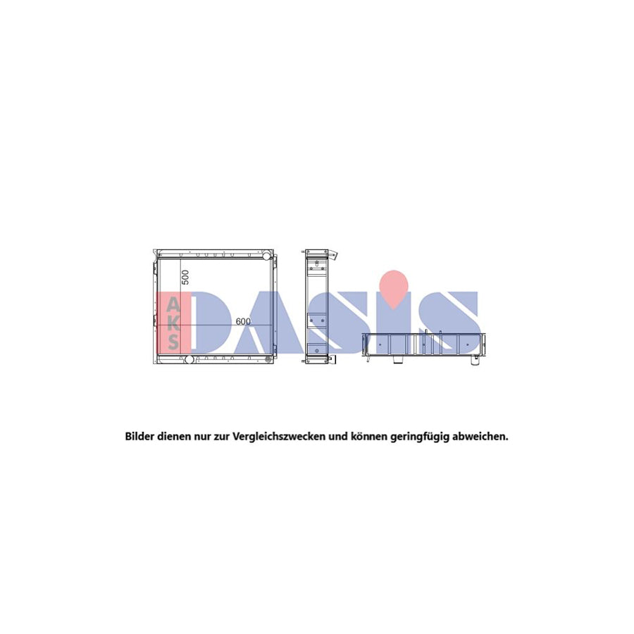 AKS Dasis 820128N Air Conditioning Evaporator for Ford Transit