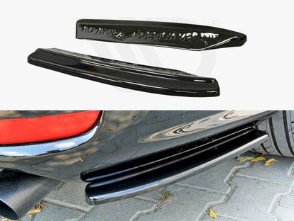 Maxton Design VO-V50F-RDESIGN-RSD1T Rear Side Splitters Volvo V50 R-designfits | ML Performance UK Car Parts