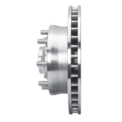 R1 Concepts R1 93-95 Chevrolet G30 Front Right Drilled & Slotted Silver Brake Rotor