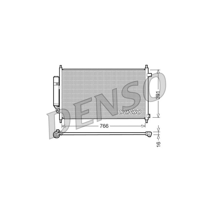 DENSO DCN40004 Air Conditioning Condenser for Honda Fr-V (Be)