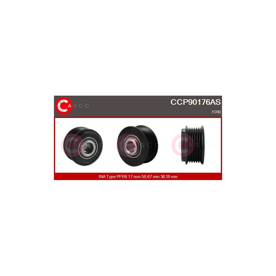 Casco Ccp90176As Pulley, Alternator