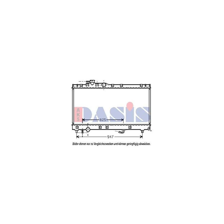 AKS Dasis 210139N Engine Radiator for Toyota Celica VI Coupe (T200)