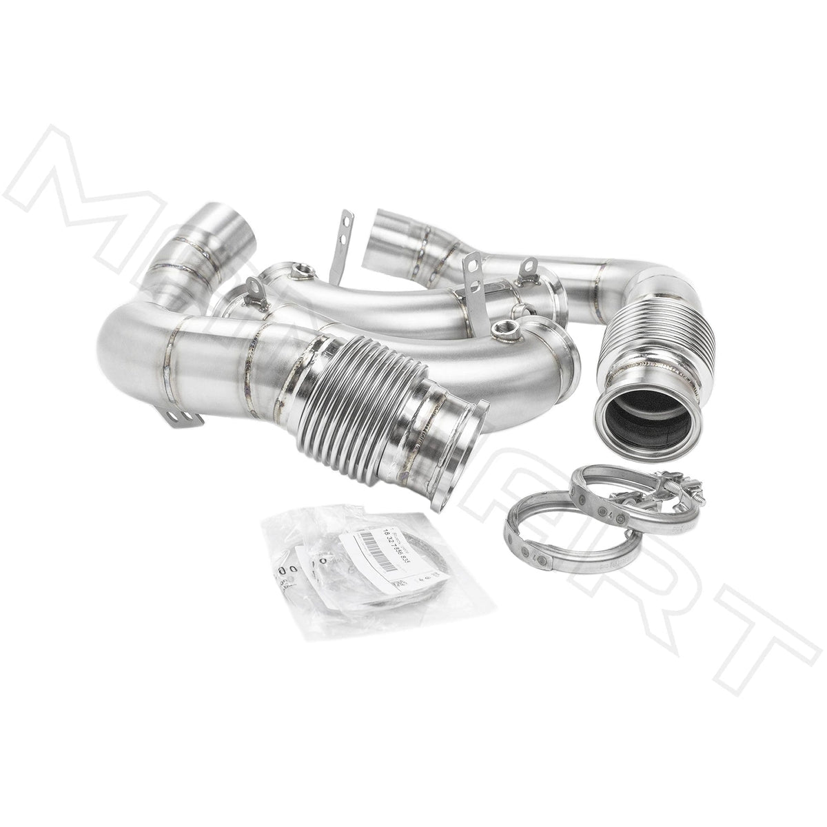 MANHART MH5F9011100_M8 DOWNPIPES RACE FOR BMW F9X M8 (COMPETITION) CAT-REPLACEMENT (PART 1 OF 2)