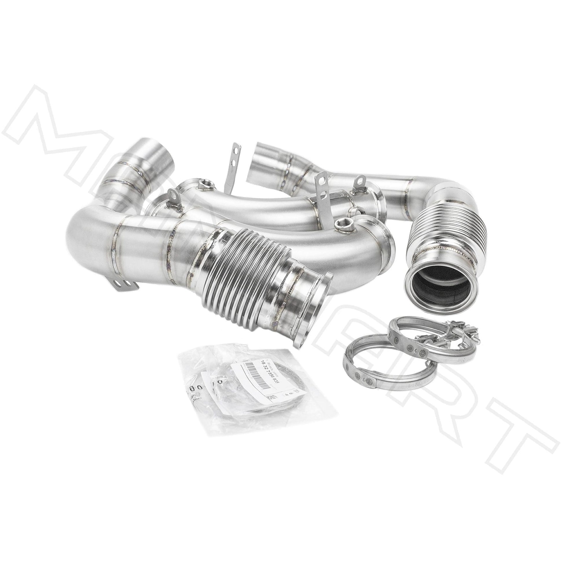MANHART MH5F9011101_M8 DOWNPIPES RACE FOR BMW F9X M8 (COMPETITION) CAT-REPLACEMENT (PART 2 OF 2)