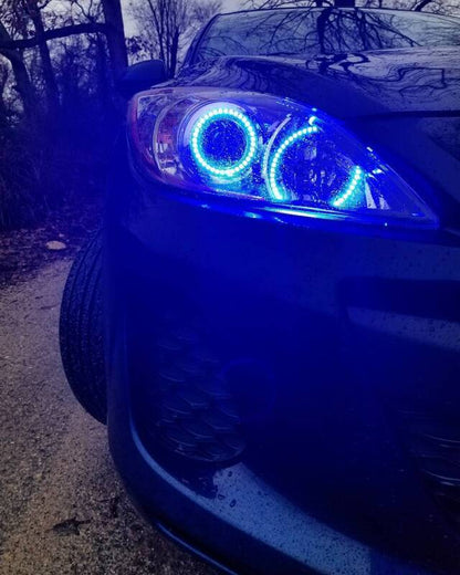 ORACLE Lighting Oracle Mazda 3 10-12 Halo Kit - ColorSHIFT w/ Simple Controller
