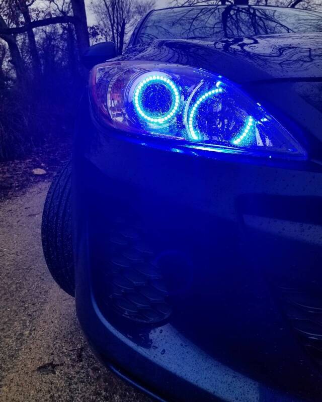 ORACLE Lighting Oracle Mazda 3 10-12 Halo Kit - ColorSHIFT w/ BC1 Controller