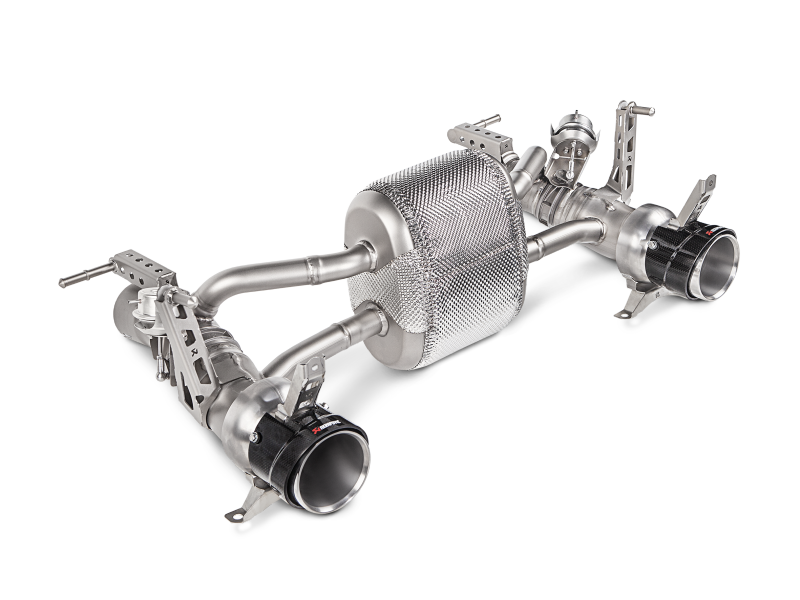 Akrapovic Akrapovic 16-17 Ferrari 488 GTB/488 Spyder Slip-On Line (Titanium) w/ Carbon Tips