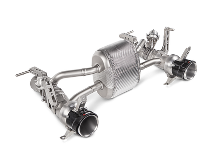 Akrapovic Akrapovic 16-17 Ferrari 488 GTB/488 Spyder Slip-On Line (Titanium) w/ Carbon Tips
