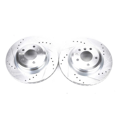 PowerStop Power Stop 2006 BMW 330i Rear Evolution Drilled & Slotted Rotors - Pair