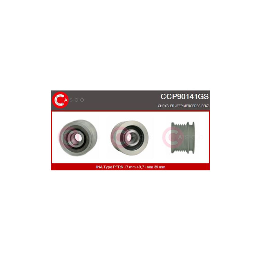 Casco Ccp90141Gs Pulley, Alternator