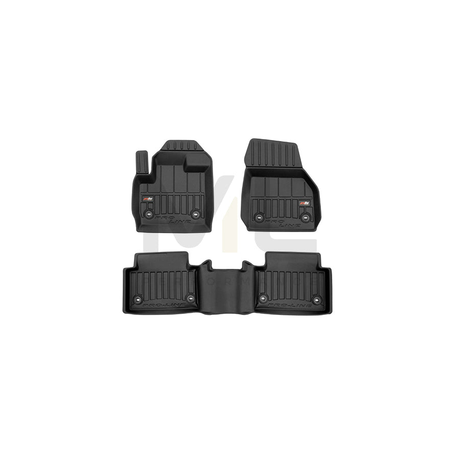 FROGUM Tailored, ProLine 3D427112 Floor mat set for JAGUAR E-Pace (X540) Elastomer, Front and Rear, Quantity: 3, Black, (LHD)