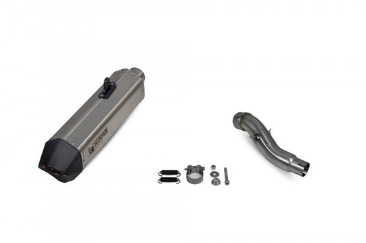 Scorpion RHA185SEO Honda CB300 R Serket Parallel Slip-On - Brushed Stainless Steel Sleeve | ML Performance US US
