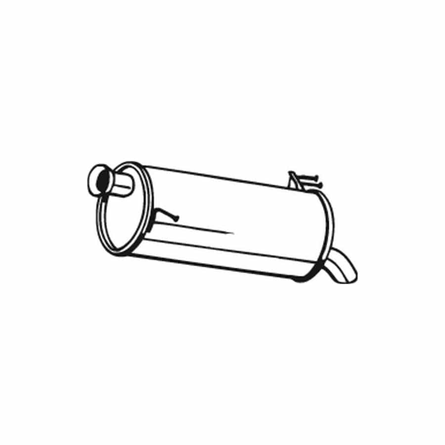 Bosal 165-037 Rear Silencer for Hyundai I20 I Hatchback (Pb)