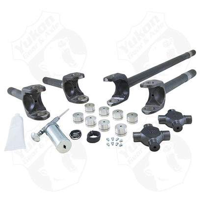 Yukon Gear & Axle Yukon Gear Front 4340 Chrome-Moly Replacement Axle Kit For 79-93 Dodge / Dana 60 w/ 30/35 Splines