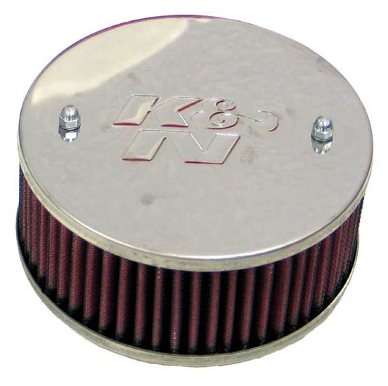 K&N Engineering K&N Universal Custom Air Filter - Round 1.625in Flange / 1.625in ID / 2.75in Overall Height