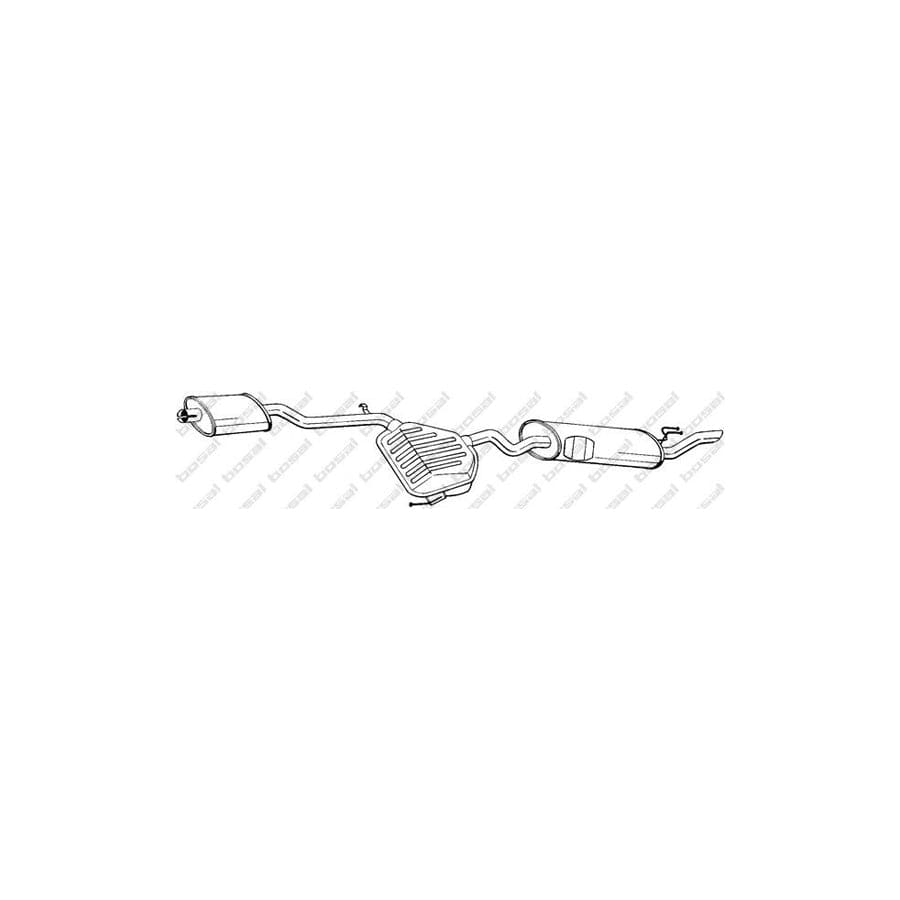Bosal 294-137 Rear Silencer for Alfa Romeo 155 (167)