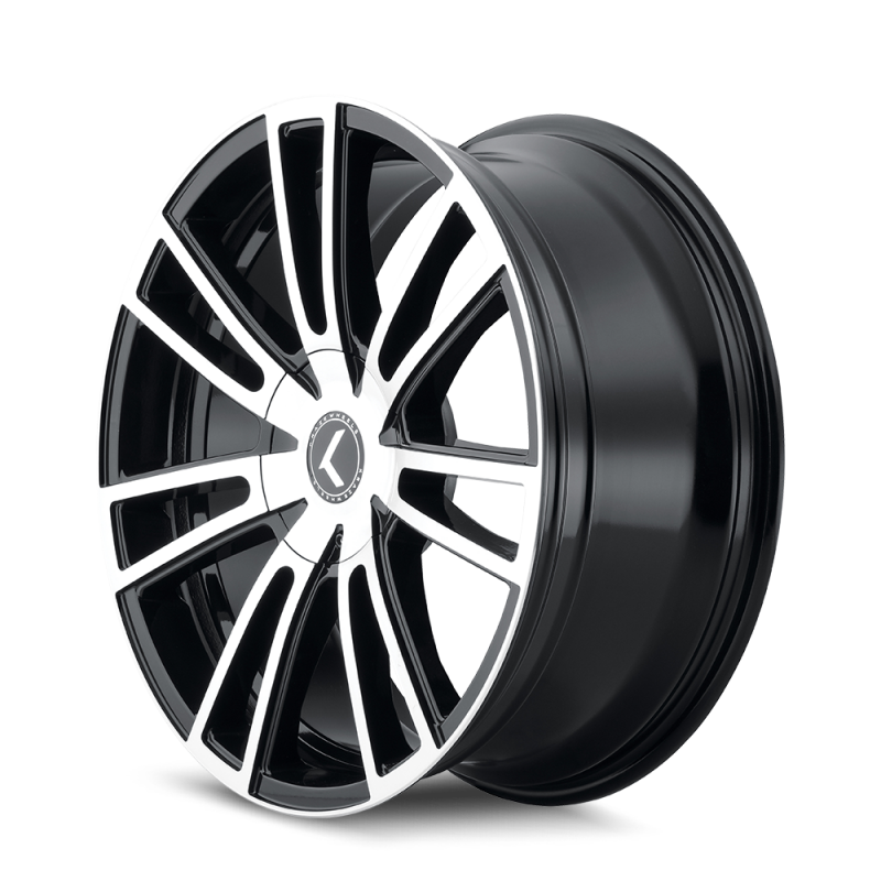 Kraze Wheels Kraze KR183 Spectra 20x8.5 / 5x108/114.3 BP / 38mm Offset / 72.62mm Hub Gloss Black Machined Wheel