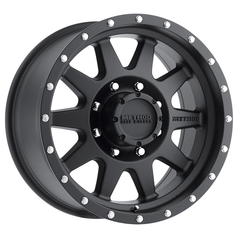 Method Wheels Method MR301 The Standard 16x8 0mm Offset 8x6.5 130.81mm CB Matte Black Wheel