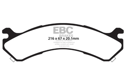 EBC 01-05 Chevrolet Silverado 3500 (2WD) Yellowstuff Rear Brake Pads