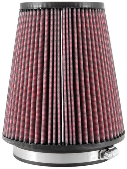 K&N Engineering K&N Filter Universal Rubber Filter 5 inch Flange 6 1/2 inch Base 4 3/8 inch Top 7 inch Height