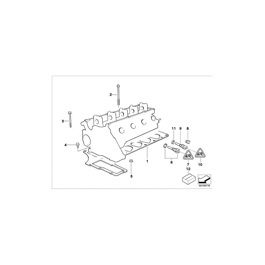 Genuine BMW 11122246093 E36 Cylinder Head Gasket Asbestos-Free 1,68mm - 2-LOCH (Inc. 318tds) | ML Performance US Car Parts