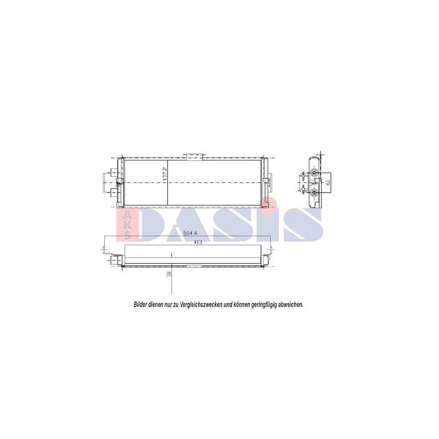 AKS Dasis 440266N Engine Oil Cooler