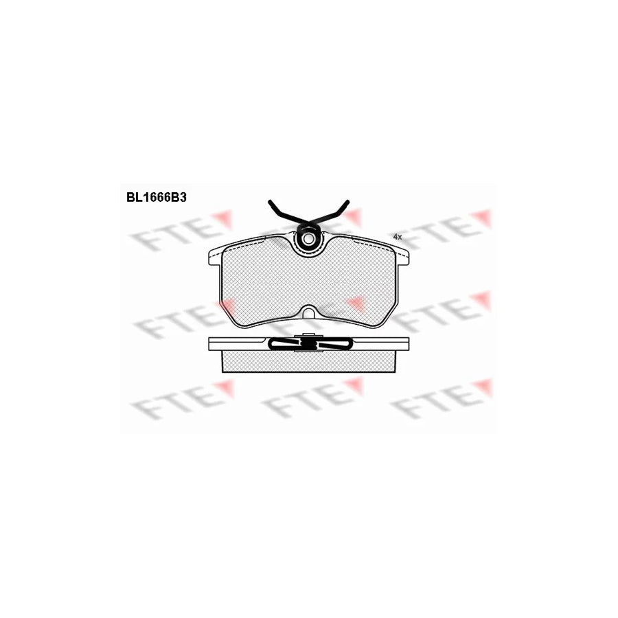 FTE 9010279 Brake Pad Set