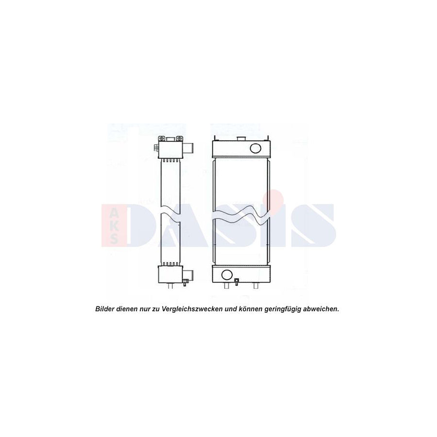 AKS Dasis 450116N Engine Radiator