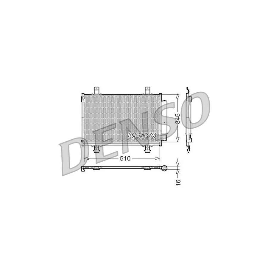 DENSO DCN47010 Air Conditioning Condenser for Suzuki Swift