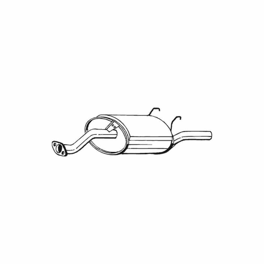 Bosal 163-727 Rear Silencer for Honda CIVIC