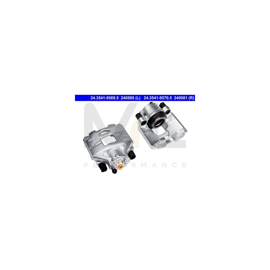 ATE 24.3541-9569.5 Brake Caliper without holder