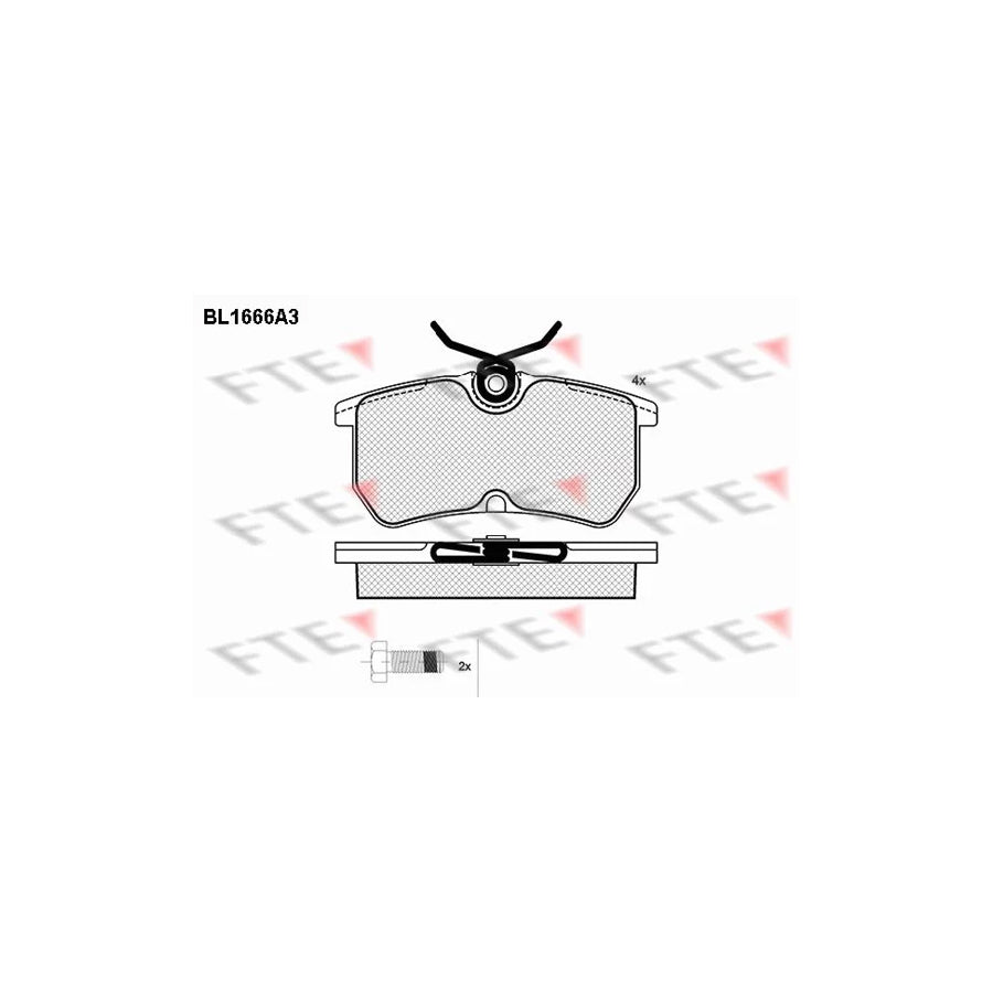 FTE 9010278 Brake Pad Set