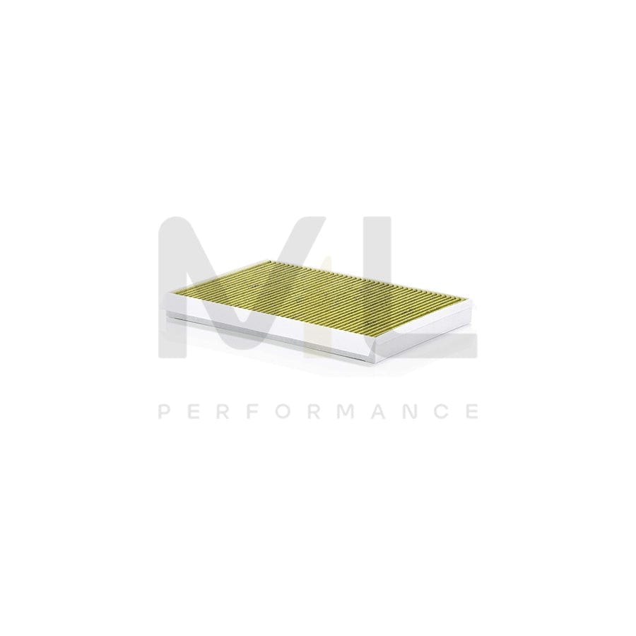 MANN-FILTER FP 3569 Pollen filter Activated Carbon Filter, Activated Carbon Filter with polyphenol, Particulate filter (PM 2.5), with antibacterial action, with fungicidal effect, FreciousPlus