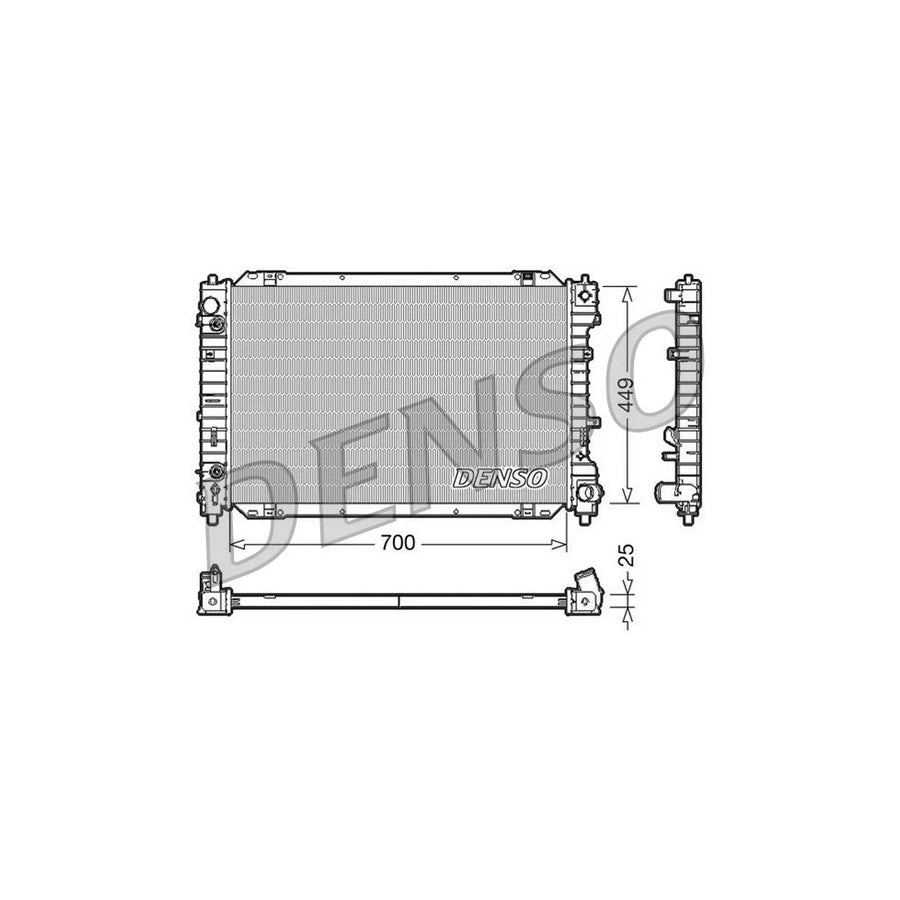 DENSO DRM10087 Engine Radiator for Ford Maverick Off-Road (1N2)
