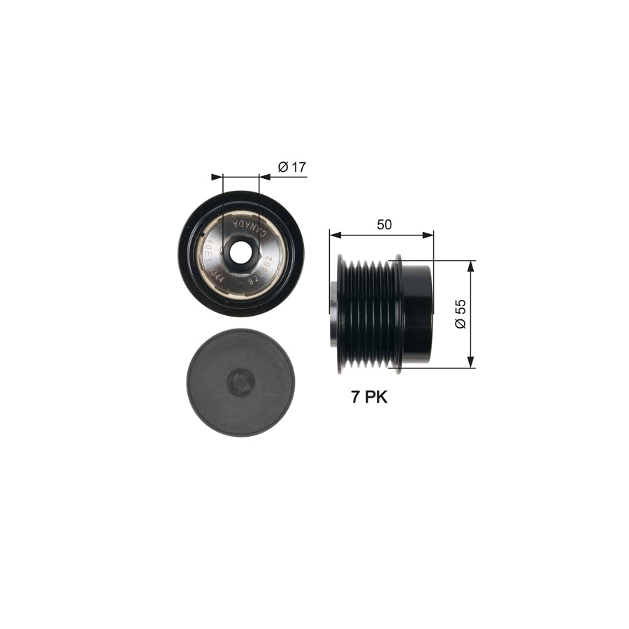 Gates OAP7017 Alternator Freewheel Clutch