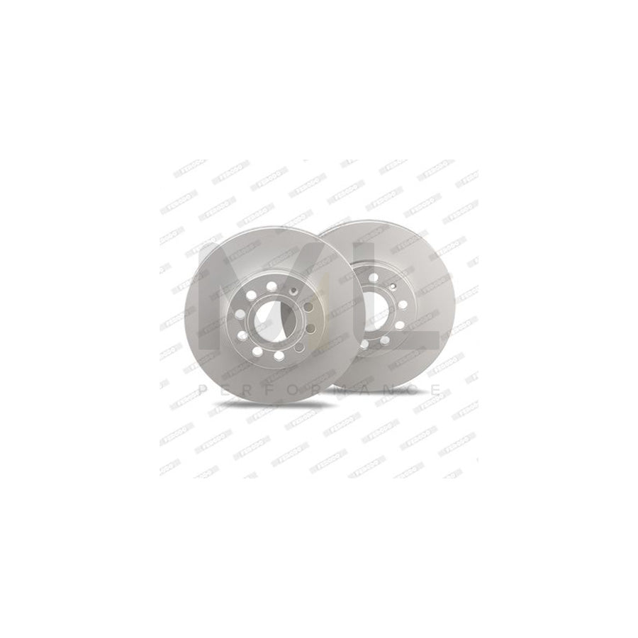 FERODO DDF847C-1 Brake Disc Solid, Coated | ML Performance Car Parts
